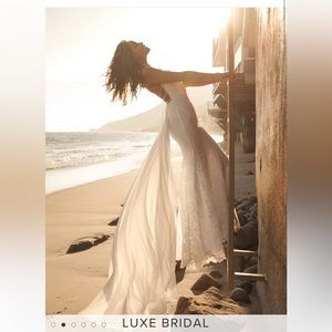 Lulus Remarkable Moment White Floral Embroidered Lace-Up Maxi Dress